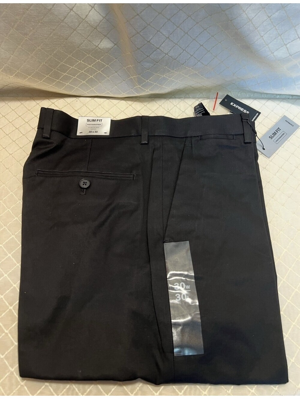 Express Photographer Pants Flat Front Slim Fit 30 x 30 NWT